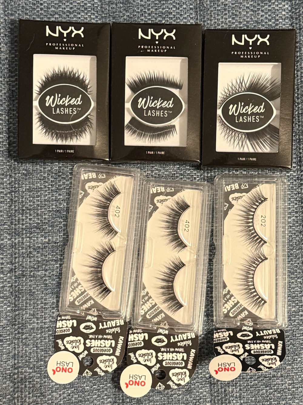 6 Pairs of False Lashes